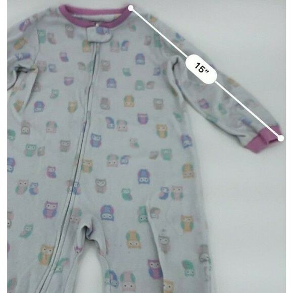 Carters Girls Pajamas One Piece Sz 5T - Picture 5 of 6